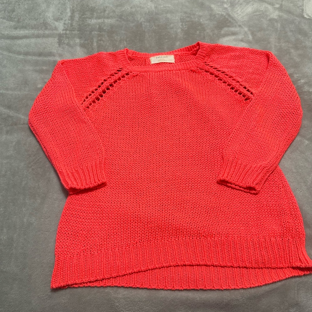 Zara women knit sweater